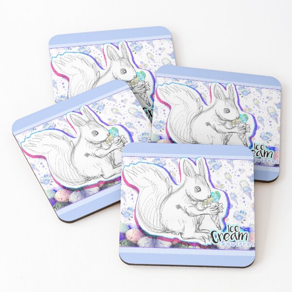 Item preview,  Ice Cream Squirrel (Painting by Alice CCI) designed and sold by VanyssaGraphics.