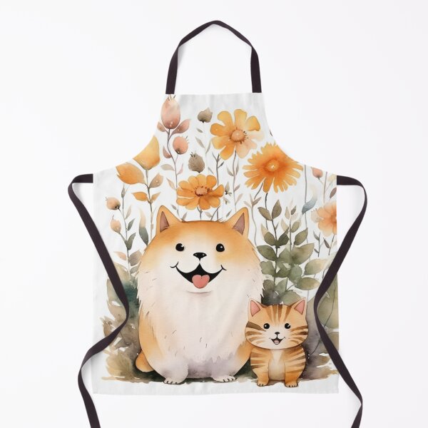 Item preview, Dog and Cat in gloomy flower designed and sold by Theerapong Masanong.