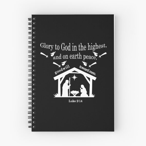 Item preview, “Glory to God in the highest, And on earth peace, goodwill toward men!” Luke 2:14  designed and sold by MrDomStore.