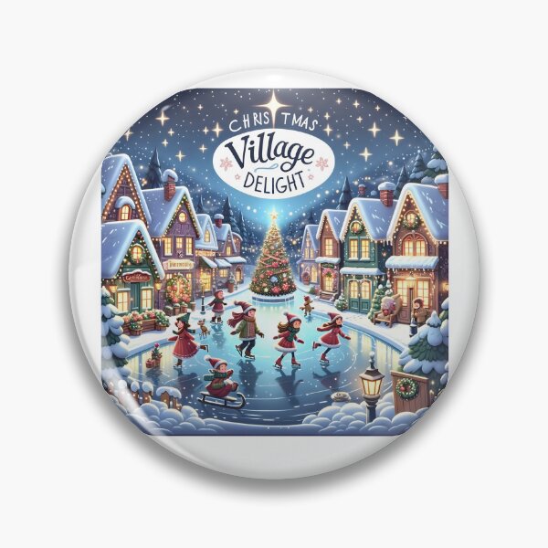 Item preview, Enchanted Night in Christmas Village designed and sold by KNAA.