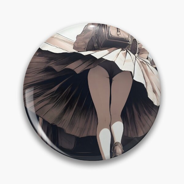 Item preview, Anime Girl Fighter Jet Pilot Upskirt designed and sold by TeesByPatrick.