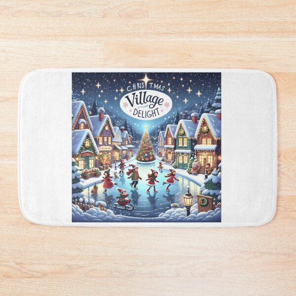 Item preview, Enchanted Night in Christmas Village designed and sold by KNAA.