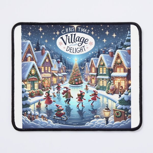 Item preview, Enchanted Night in Christmas Village designed and sold by KNAA.