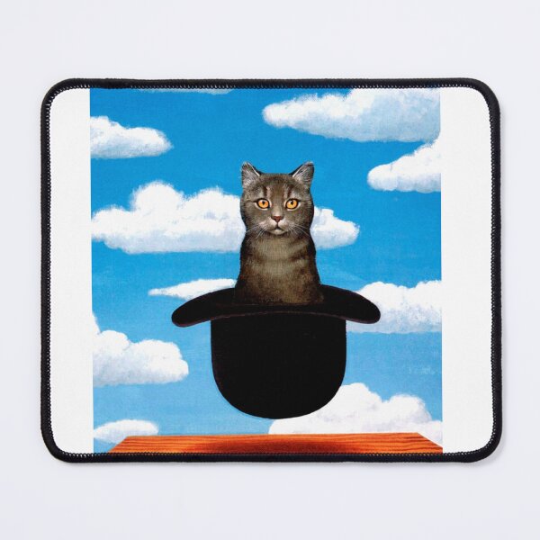 Item preview, René Magritte cat in hat Art Exhibition Poster, Vintage Art, Abstract Poster designed and sold by Amy-Hamilton.