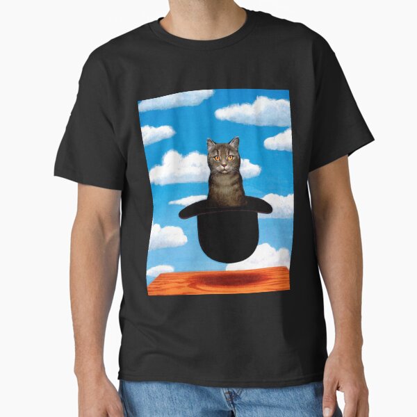 Item preview, René Magritte cat in hat Art Exhibition Poster, Vintage Art, Abstract Poster designed and sold by Amy-Hamilton.