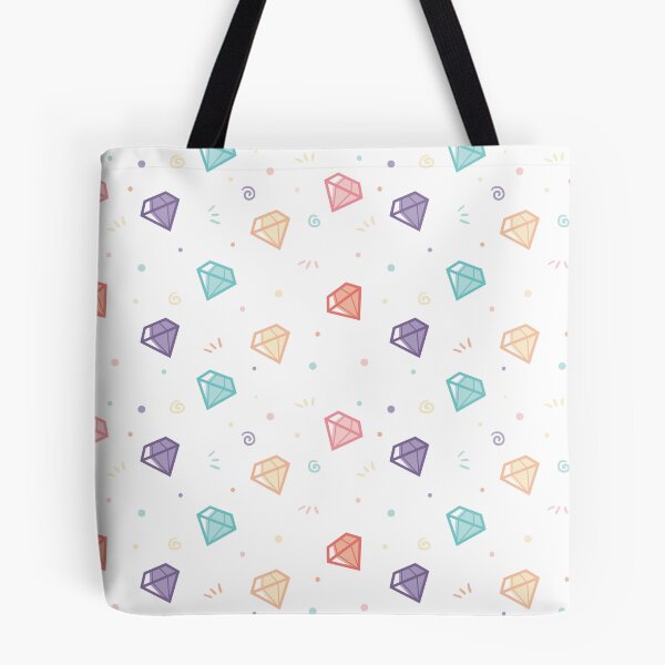 Item preview, Colorido Diamante ilustrado patrón designed and sold by Alexandra Lewis.