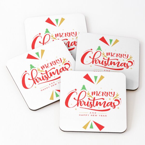 Item preview, Merry christmas in unique design and christmas tree designed and sold by DesignZeros.
