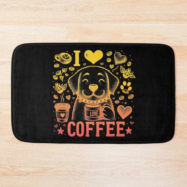 Item preview, This cute dog loves coffee. designed and sold by fotoryum.