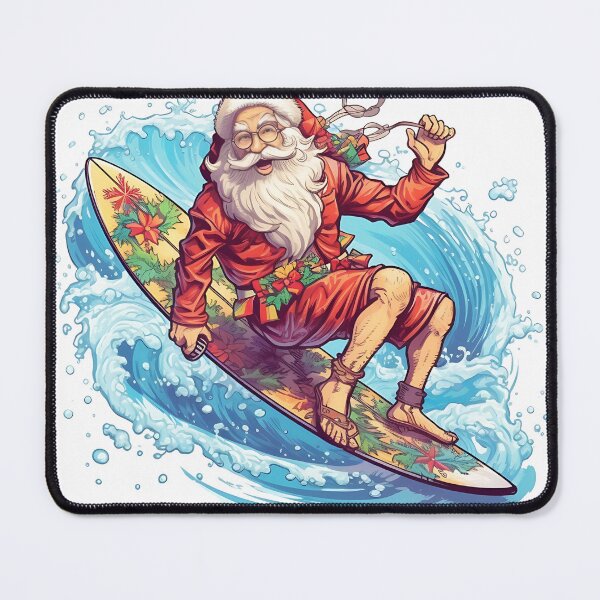 Item preview, Surfing Santa designed and sold by mushizaman.