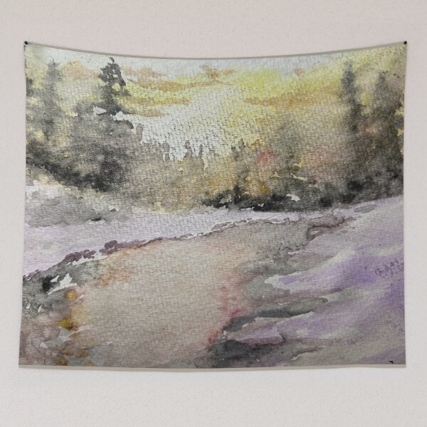 Item preview, Watercolor Winter designed and sold by TheArtCave.