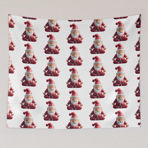 Item preview, Santa is meditating on Holiday season  designed and sold by BotunPeony.