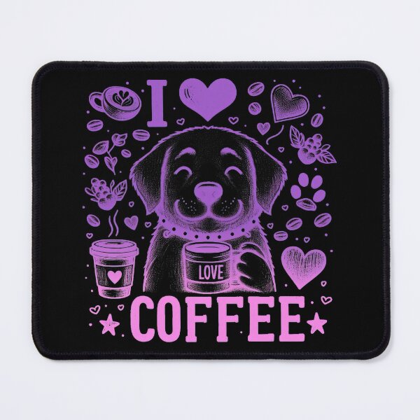 Item preview, This cute dog loves coffee. designed and sold by fotoryum.