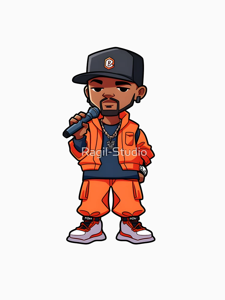 Thumbnail 6 of 6, Pullover Hoodie, Rakim Rapper designed and sold by Ragil-Studio.