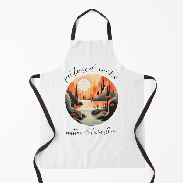 Item preview, Pictured Rocks National Lakeshore Michigan designed and sold by One line art by Valeriya.