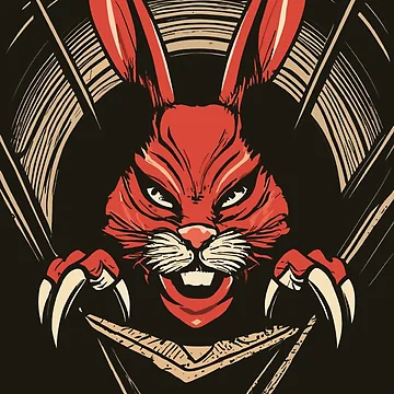 Artwork thumbnail, The Rabbit Hole - Evil Rabbit by Sketch-Shack