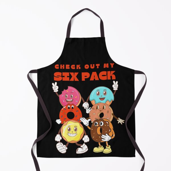 Item preview, Funny Abs fitness gym lovers check out my six pack donut cartoon style designed and sold by MorningTeeNmore.