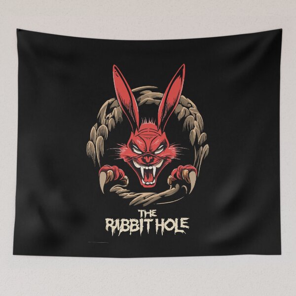 Item preview, The Rabbit Hole - Evil Rabbit designed and sold by Sketch-Shack.