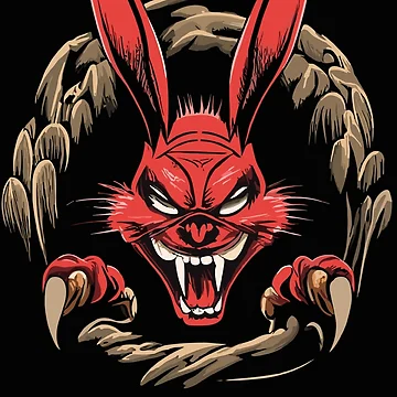 Artwork thumbnail, The Rabbit Hole - Evil Rabbit by Sketch-Shack