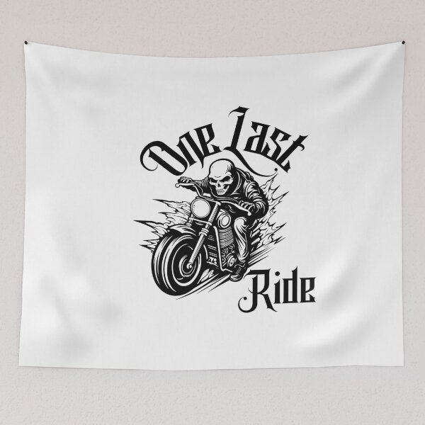 Item preview, One Last Motorcycle Ride designed and sold by TheCrazyBear.