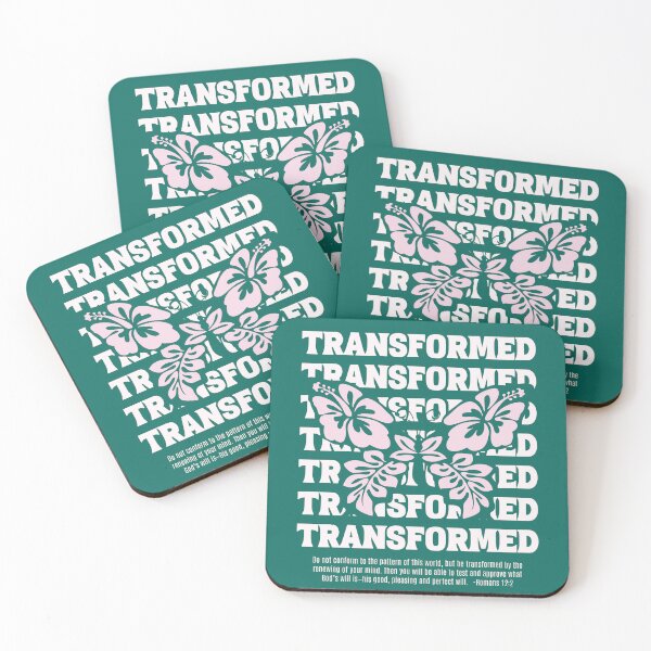 Item preview, Be Transformed Butterfly,Romans 12 2,pink Bible Verse designed and sold by WeBearFruit.