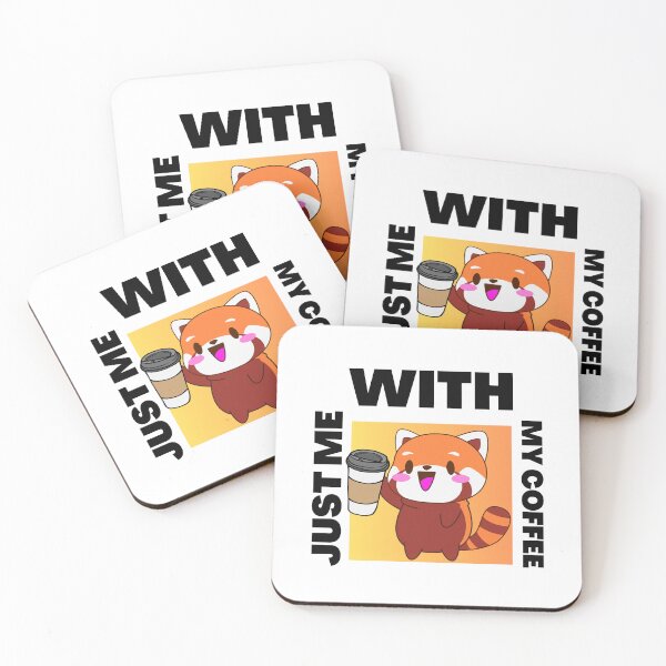 Item preview, Kawaii Red Panda Coffee Addict Cute Red Panda designed and sold by DinoCook.