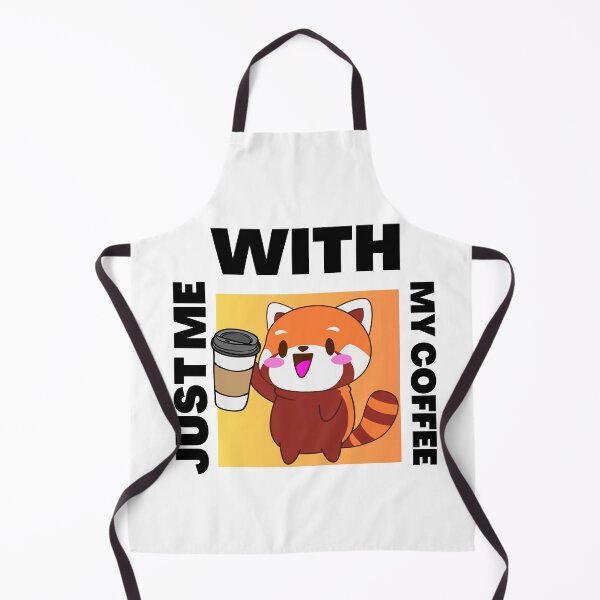 Item preview, Kawaii Red Panda Coffee Addict Cute Red Panda designed and sold by DinoCook.