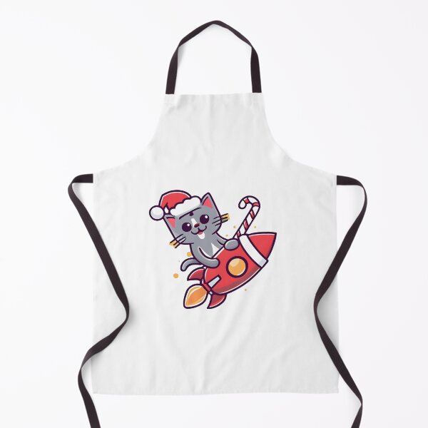 Item preview, Rocket cat in christmas designed and sold by SabyDigitalArt.