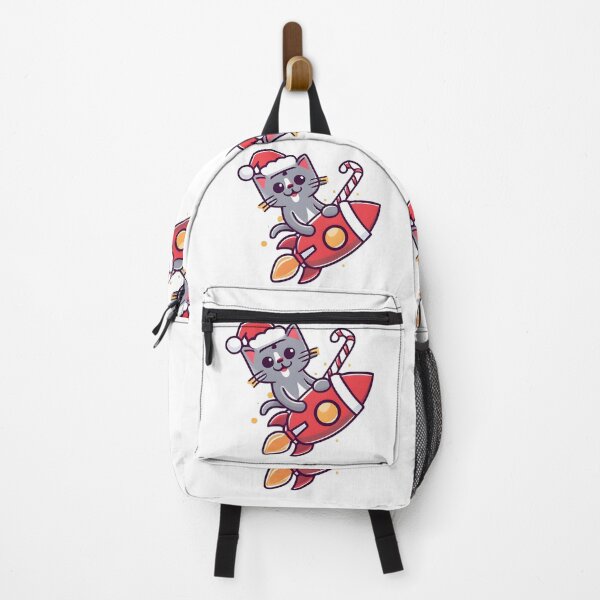 Item preview, Rocket cat in christmas designed and sold by SabyDigitalArt.
