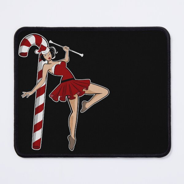 Item preview,  Baton Twirler Christmas Majorette Pin-up Twirler Dance Girl designed and sold by ciken007.