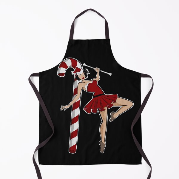 Item preview, Baton Twirler Christmas Majorette Pin-up Twirler Dance Girl designed and sold by ciken007.