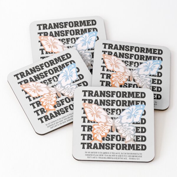 Item preview, Be Transformed Butterfly,Romans 12 2,Bible Verse designed and sold by WeBearFruit.