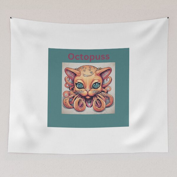 Item preview, Octopuss, Cat, Puss, Octopus, Sea Creature  designed and sold by Barbara Burgess.