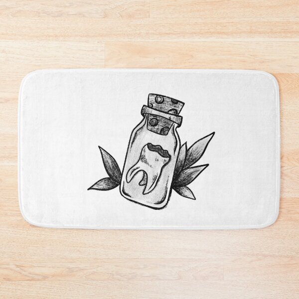 Item preview, Tooth in a bottle - vintage sketch designed and sold by guaka-molly.