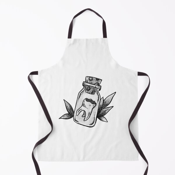Item preview, Tooth in a bottle - vintage sketch designed and sold by guaka-molly.