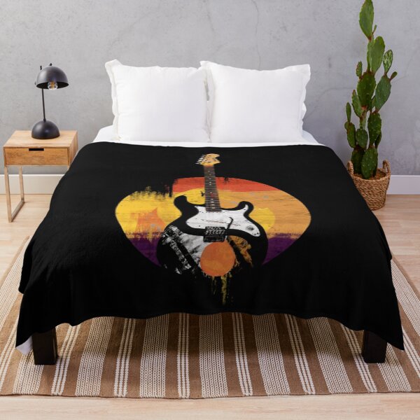 Item preview, Electric Guitar and Sunset designed and sold by Sketch-Shack.