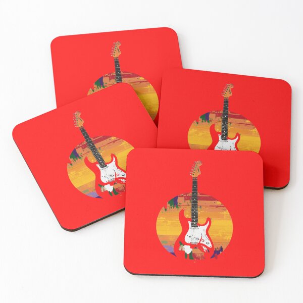 Item preview, Electric Guitar and Sunset designed and sold by Sketch-Shack.