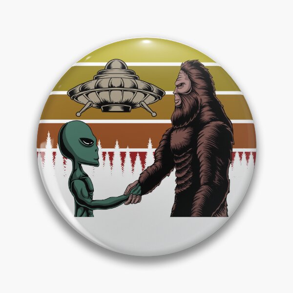 Item preview, Bigfoot and alien conspiracy designed and sold by IM Hunter.