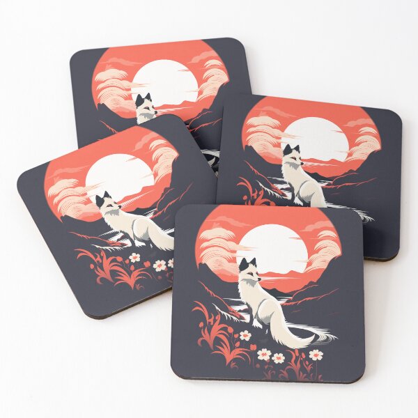 Item preview, White Fox Kitsune 2 designed and sold by TheSamuraiCat.