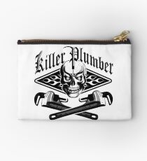 Plumber Skull and Wrenches 3.1 Studio Pouch