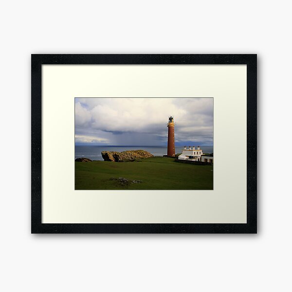 Lighthouse Butt of Lewis Framed Art Print