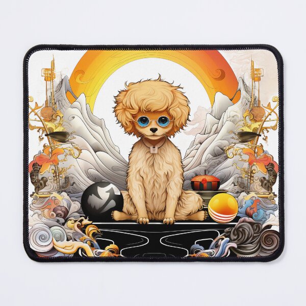 Item preview, The Celestial Ascension of the Oracle Poodle designed and sold by ObjCrea123.