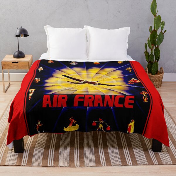 Item preview, AIR FRANCE : Vintage Airline Travel Advertising Print designed and sold by posterbobs.