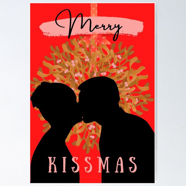 Item preview, Merry Kissmas! designed and sold by S-and-W-4ever.