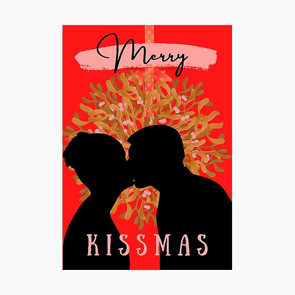Item preview, Merry Kissmas! designed and sold by S-and-W-4ever.