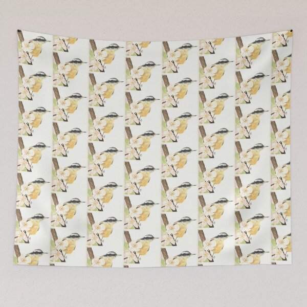 Item preview, Kingly Nuthatch in an Apple Tree designed and sold by Taphath Foose.