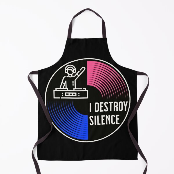 Item preview, I Destroy Silence Gifts For Dj And Miusic Lovers designed and sold by CHRIS-POD.