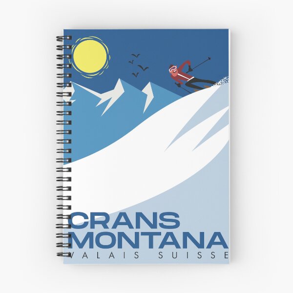Item preview, Crans Montana ski poster designed and sold by GAGodel.