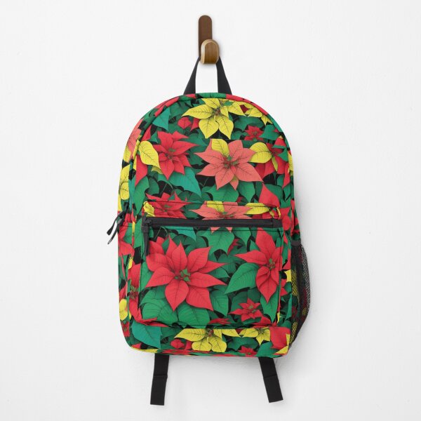 Item preview, Retro Poinsettia Pattern 1 designed and sold by xaiartist.