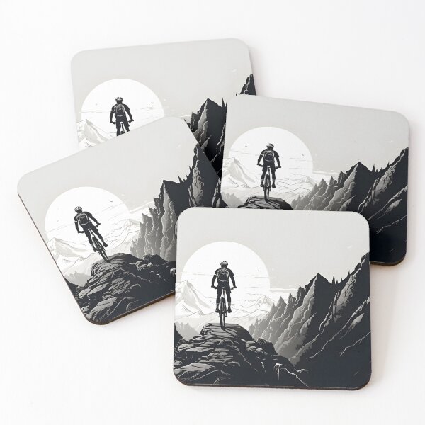 Item preview, Great MTB adventure sunrise WIDE designed and sold by HappyStickBike.