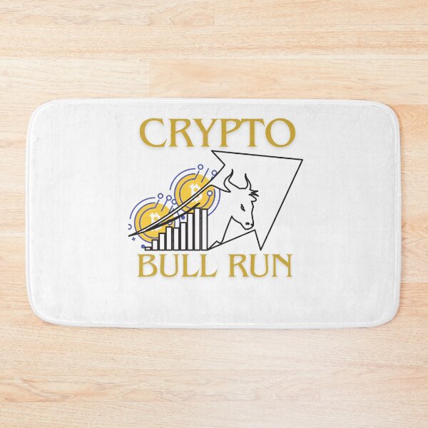 Item preview, Bullrun crypto bull bitcoin designed and sold by GalaxyGraffiti.
